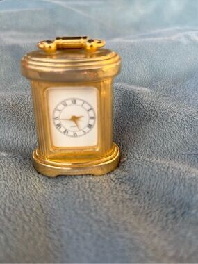 🔵 Wellington Miniature Brass Carriage Clock